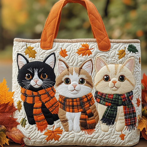 Sac cabas chat matelassé