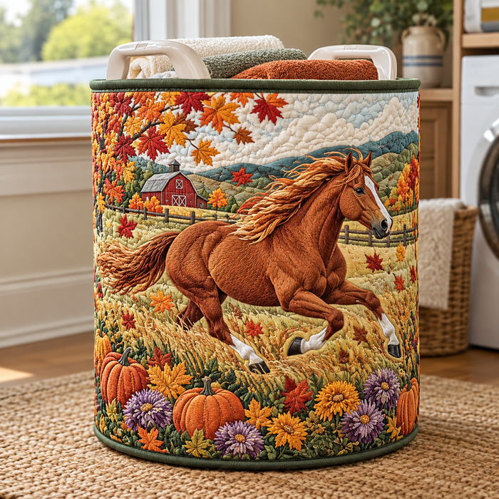 Panier à linge matelassé Galop en Prairie