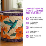 Autumn Squirrel & Acorn Quilted Laundry Basket