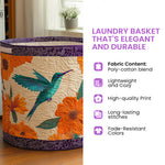 Autumn Highland Cow Family Quilted Laundry Basket