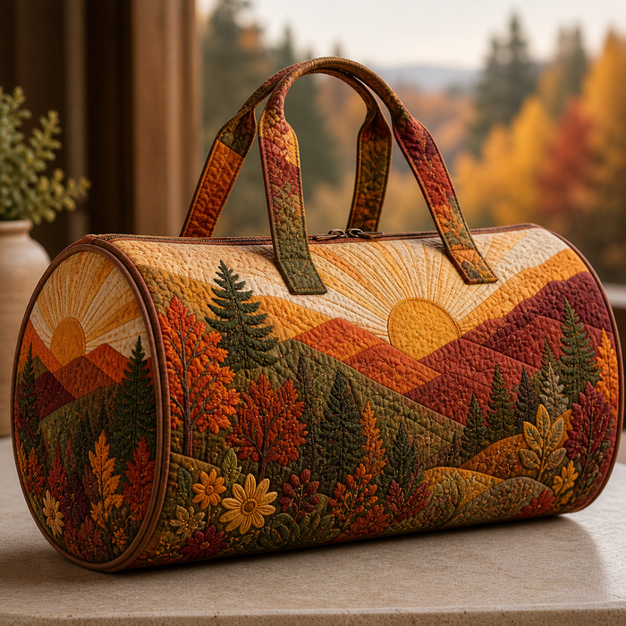 Sac de voyage matelassé Aube en Montagne