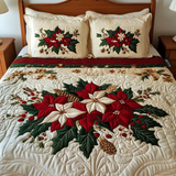 Ensemble de lit matelassé 3 pièces - Noël