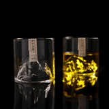 Verre à whisky en cristal japonais Mont Fuji