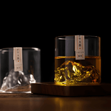 Verre à whisky en cristal japonais Mont Fuji