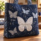Sac à main artisanal | Papillon argenté