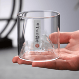 Verre à whisky en cristal japonais Mont Fuji