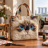 Sac à main artisanal | Le Chat blanc