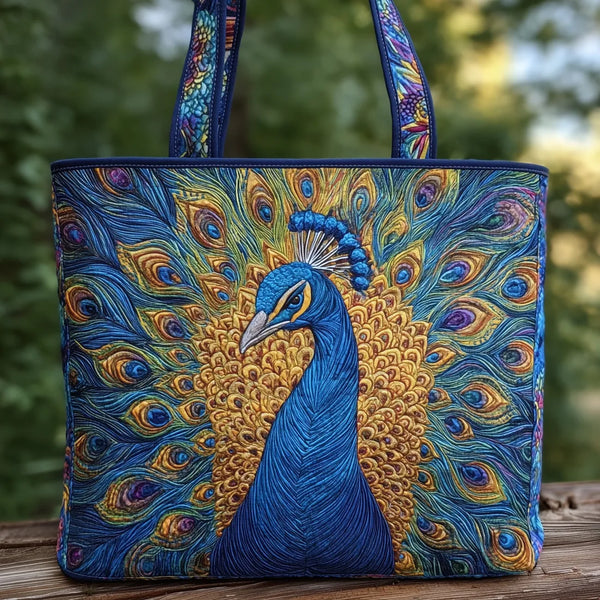 Sac à main artisanal – Paon royal