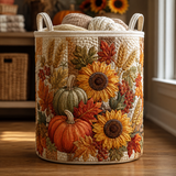 Panier à linge matelassé Récolte d'Automne