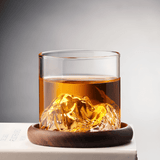 Verre à whisky en cristal japonais Mont Fuji