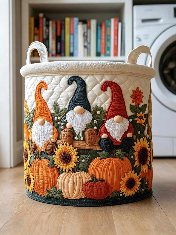 Panier à linge matelassé Fantaisie d'Automne