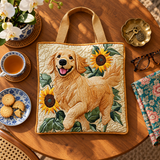 Sac à main artisanal | Golden Retriever