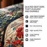 Autumn Forest Quilted Sofa Cover