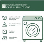 Fall Vibe Quilted Laundry Basket