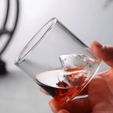 Verre à whisky en cristal japonais Mont Fuji