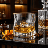 Verre à whisky en cristal japonais Hoshi Or