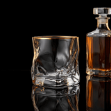 Verre à whisky en cristal japonais Hoshi Or