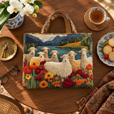 Sac à main artisanal | Mouton au bord du lac