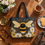Sac à main artisanal | L'Abeille et les sept petites fleurs