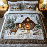 Ensemble de lit matelassé 3 pièces - Noël