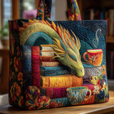 Sac à main matelassé dragon lecteur, brodé main – Mathilde Montreux