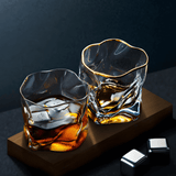 Verre à whisky en cristal japonais Hoshi Or