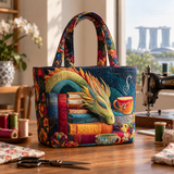Sac à main artisanal | Le Dragon et les Livres anciens