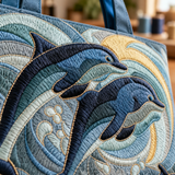Sac à main artisanal | Dauphin de l'océan