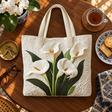 Sac à main artisanal | Lys blancs