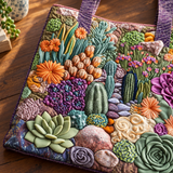 Sac à main artisanal | Succulentes