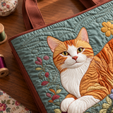 Sac à main artisanal | Chat brun
