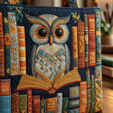 Sac à main artisanal | Hibou lecteur