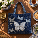 Sac à main artisanal | Papillon argenté