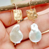 Boucles d'oreilles perle baroque