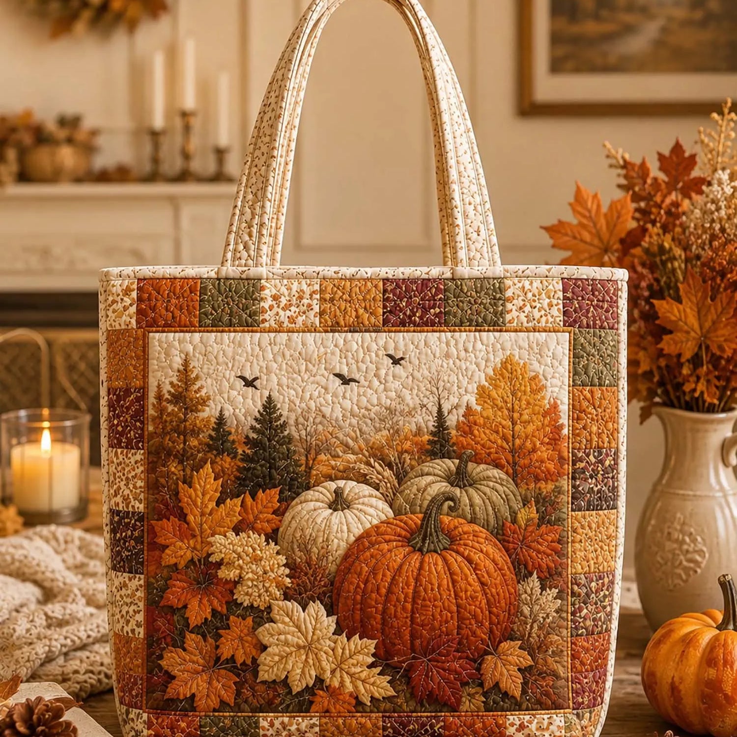 Sac cabas matelassé