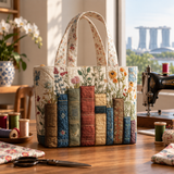 Sac à main artisanal | Livres et Fleurs