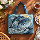 Sac à main artisanal | Dauphin de l'océan