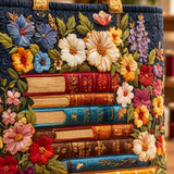 Sac à main artisanal | Bibliothèque florale