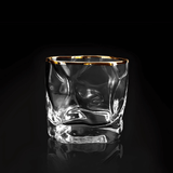 Verre à whisky en cristal japonais Hoshi Or