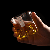 Verre à whisky en cristal japonais Mont Fuji