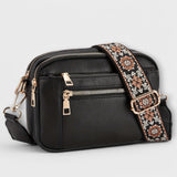 Blanche – Sac rétro à sangle bohème