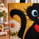 Sac à main artisanal | Le Chat noir et les Sept Hiboux