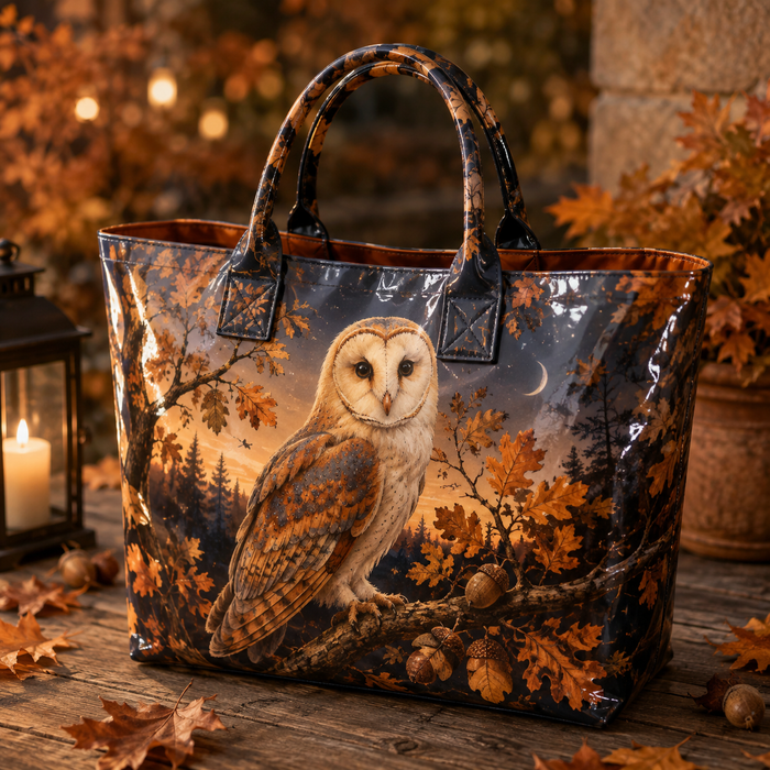 Sac cabas hibou en PVC