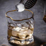 Verre à whisky en cristal japonais Hoshi Or
