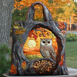 Sac cabas hibou matelassé