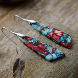 Pendantes pierres colorées