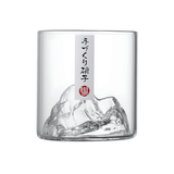 Verre à whisky en cristal japonais Mont Fuji