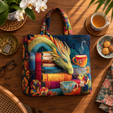 Sac à main artisanal | Le Dragon et les Livres anciens