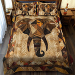 Ensemble de lit matelassé 3 pièces - Éléphant