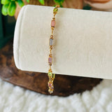 Bracelet « Isabella » aux pierres colorées